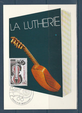 carte  1er jour  la lutherie  75  Paris  et 88  Mirecourt      1979