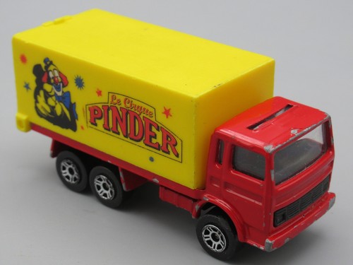 Camion pinder fourgon jaune - fourgon,