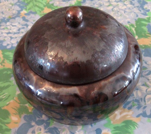 Boite couverte porcelaine - boite,