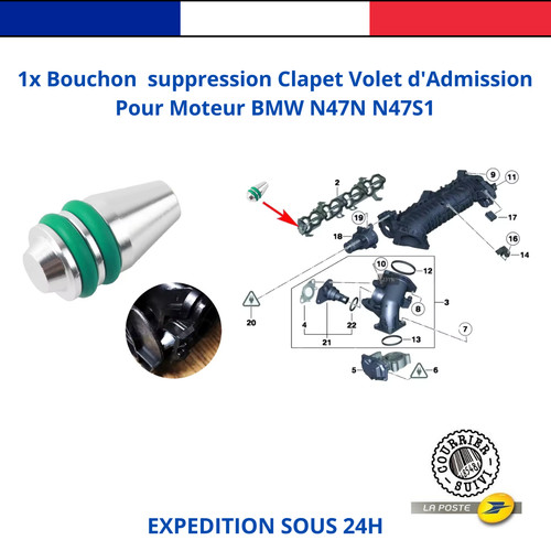Kit suppression clapet - kit, volet