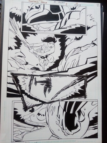 Planche originale jla - jla, batman