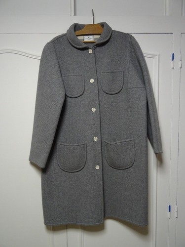 Manteau laine angora courreges - manteau,