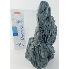 Décor. kit Idro black stone n°2 dimension 15 x 12 x Hauteur 20 cm pour aquarium.