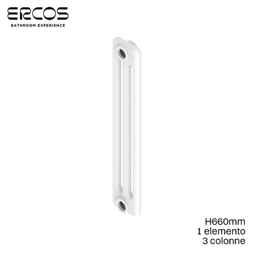 Radiateur tubulaire blanc - , en