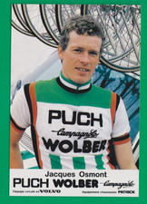CYCLISME repro PHOTO cycliste JACQUES OSMONT équipe PUCH Campagnolo WOLBER