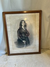 Gravure ancienne George Sand