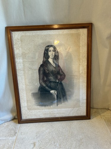Gravure ancienne george - george, sand