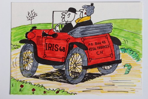 Carte postale qsl radio - carte,