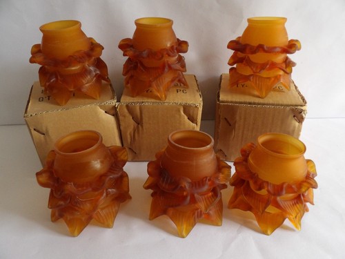Lot tulipes en verre - lot,