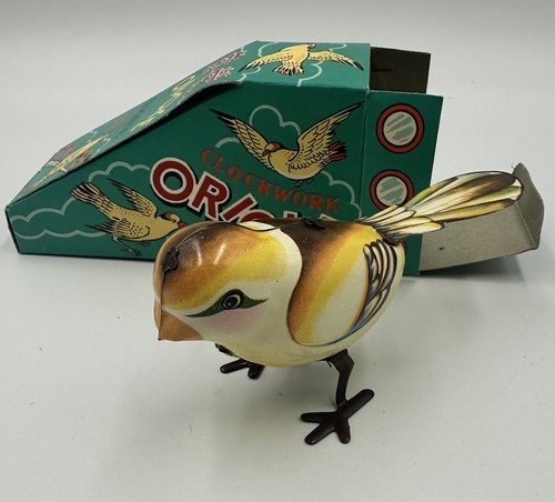 Red china tin toys oiseau - china,