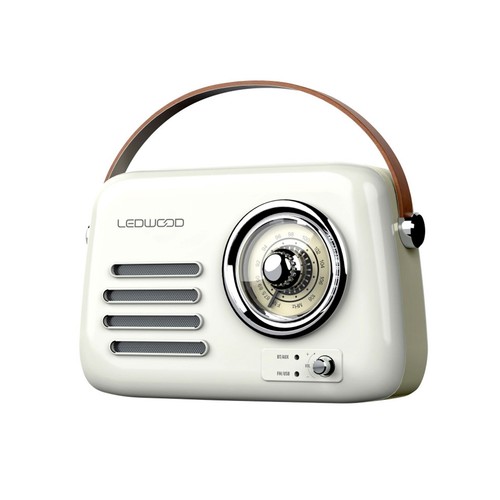 Ledwood radio rétro portable - ledwood,