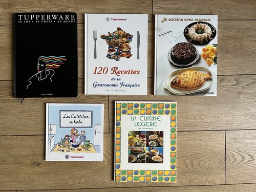 Tupperware lot 9 livres - lot, de