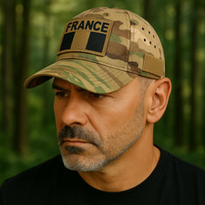 Casquette Camouflage avec Patch "France" Style, Confort & Qualité