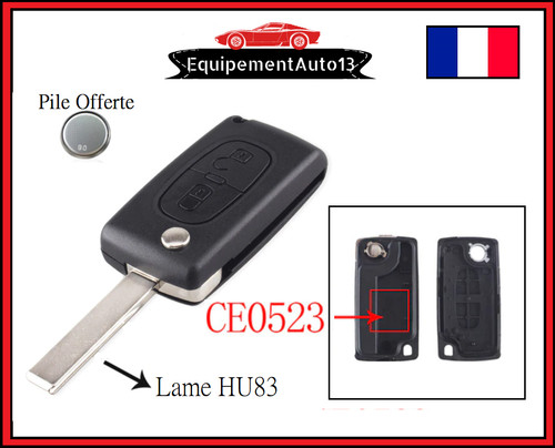 Coque clé plip compatible - clé,