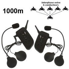 Kit 2 Pièces Interphone Moto