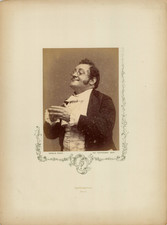 Harald Paetz, Theatre, Heiberg, Aprilsnarrene, Zierlick vintage albumen print