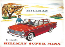 CATALOGUE HILLMAN - LA NOUVELLE HILLMAN SUPER MINX