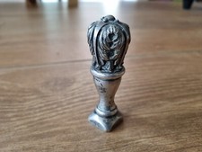 Superbe Et Ancien Sceau Cachet XIX ème Bronze Argenté