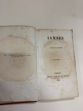 BARBIER Auguste,  Iambes, Canel et Guyot, 1832. EDITION ORIGINALE