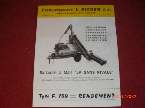Ancienne brochure - ancienne,