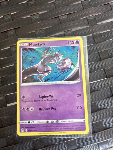 Carte pokémon mewtwo holo - carte,