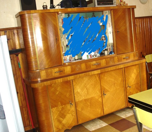 Ancien buffet cuisine en - de,