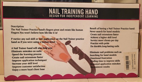 Nail practice hand trainer - nail,
