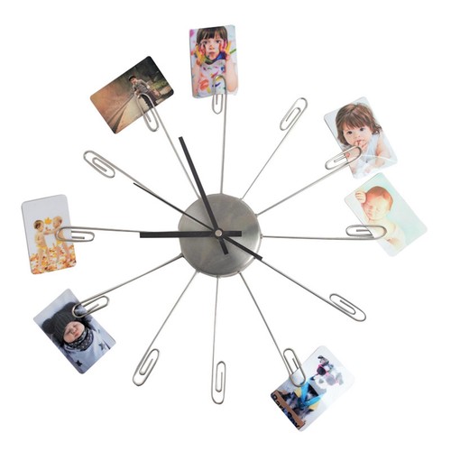 Horloge murale rustique avec