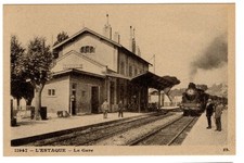 CPA 13 L'ESTAQUE - LA GARE