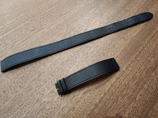 Bracelet Hermès double tour cuir noir