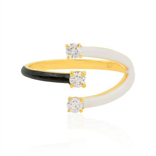 Bague ouverture h - bague, en