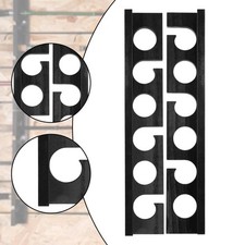 Lot de 2 supports de cannes à pêche pour rangement de garage, abri de jardin,