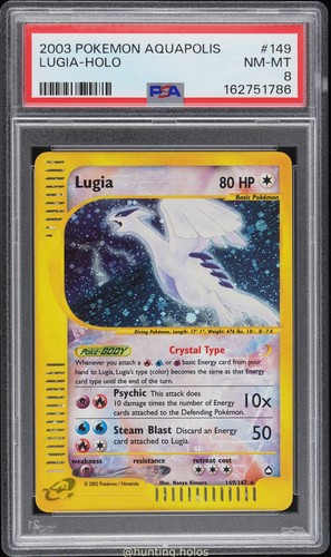 Lugia crystal holo 149 147 - 149/147, psa
