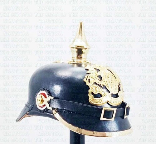 Casque pointes cuir - casque, à