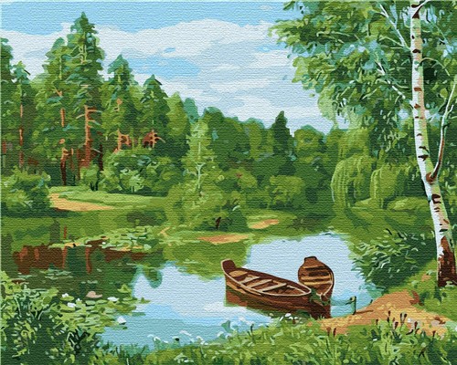 Peinture par numéros avec