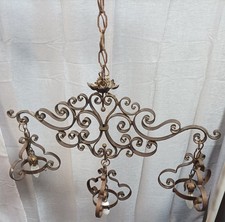 Suspension en fer forgé 1950