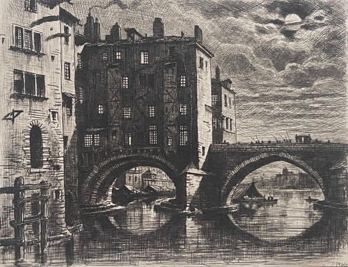 Lyon pont change 1070 1842 - du, 1070-1842
