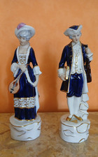 sujet personnage figurine statuette de couple musicien en porcelaine Royal Dux