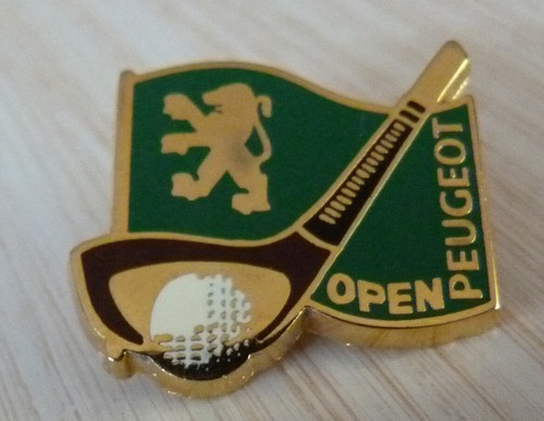 Pin sport open golf peugeot - sport,
