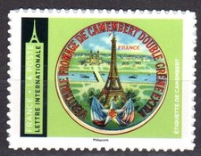 Nouveau Timbre autoadhésif Tour Eiffel - Camembert 2025
