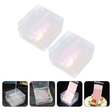  Tirelire à gâteau vide, 2 pièces, boîte de traction d'argent, étui à retirer,