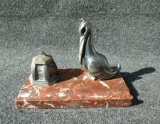 Ancien Encrier Art Deco Signé FRANJOU