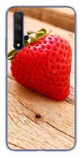 Coque en silicone imprimée compatible Huawei Honor 20 Envie d'une fraise