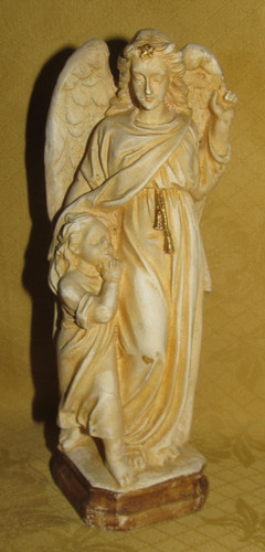 Ancienne statuette ange - ancienne,