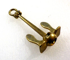 Ancre en laiton , Accastillage