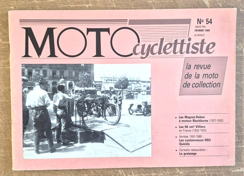 Revue motocyclettiste - motocyclettiste, /