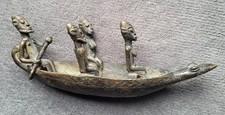 Pirogue bateau Dogon bronze