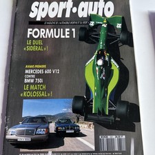 SPORT AUTO n°351 04/1991 MERCEDES 600 V12 BMW 750i OPEL OMEGA LOTUS ALPINE A610