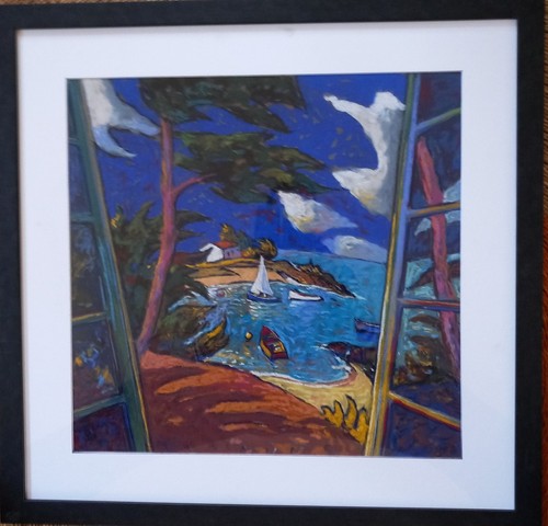 Tableau fenêtre sur - sur, mer