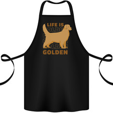 Vie Est Golden Retriever Chien Tablier Coton 100% Biologique